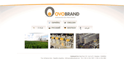 Desktop Screenshot of ovobrand.com